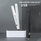 Fer à lisser & friser portable USB - Mini 2-en-1