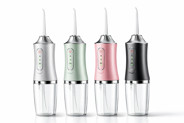 Hydropulseur Dentaire Professionnel — Jet Pulsé, 4 Embouts Inclus